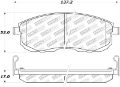 Picture of StopTech Street Touring 02-05 Infiniti G35 - 07-09 Nissan Altima-Sentra Front Brake