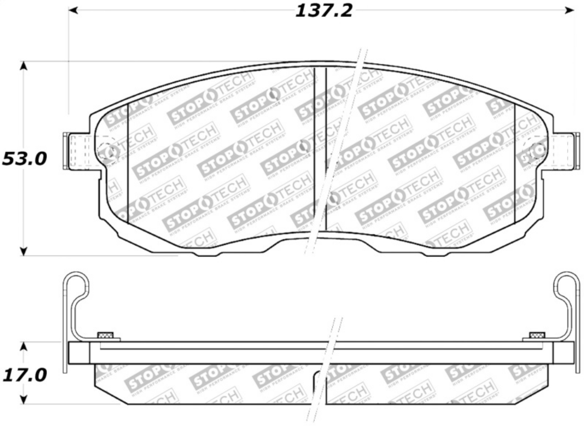 Picture of StopTech Street Touring 02-05 Infiniti G35 - 07-09 Nissan Altima-Sentra Front Brake
