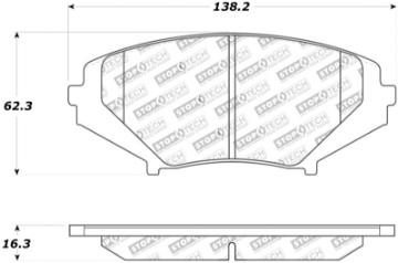 Picture of StopTech Street Touring 04-07 RX-8 Front Pads