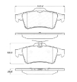 Picture of StopTech Street Touring 07-09 Mazdaspeed3 - 06-07 Mazdaspeed6 Rear Brake Pads