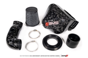 Picture of AMS Performance 2020+ Toyota Supra A90 Chopped CF Cold Air Intake System Does Not Fit w- Strut Bar