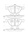 Picture of StopTech Street Touring 06-09 BMW M5 E60 - 07-09 M6 E63-E63 Front Brake Pads