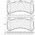 Picture of StopTech Street Touring 08-09 Lexus IS F Front Brake Pads