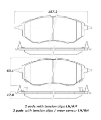Picture of StopTech Street Touring 05-08 Legacy 2-5 GT Front Brake Pads