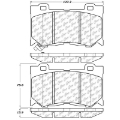Picture of StopTech Street Touring 09-13 Infiniti FX35-FX37-FX45-FX50-08-13 G37 Front Brake Pads