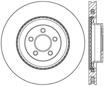 Picture of StopTech Slotted & Drilled Sport Brake Rotor - 2015 Ford Mustang GT - Front Left