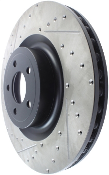 Picture of StopTech Slotted & Drilled Sport Brake Rotor - 2015 Ford Mustang GT - Front Right