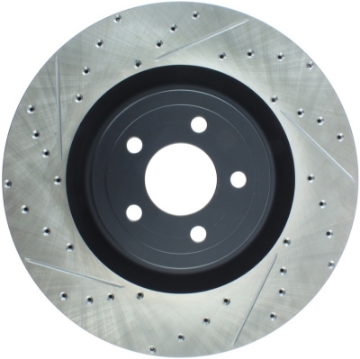Picture of StopTech Slotted & Drilled Sport Brake Rotor - 2015 Ford Mustang GT - Front Right
