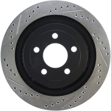 Picture of StopTech Slotted & Drilled Sport Brake Rotor - 2015 Ford Mustang GT - Rear Right
