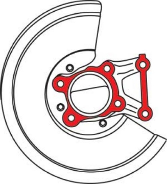 Picture of SPC Performance 1-0 deg- Ford Camber Shim