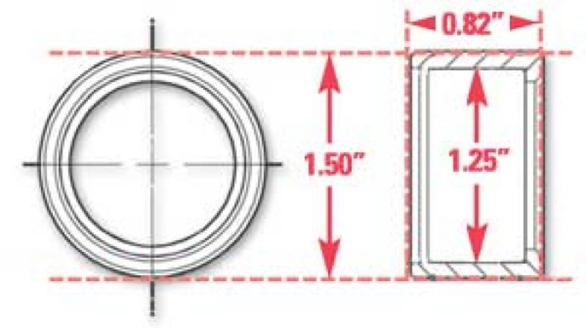 Picture of SPC Performance Weld-In Ring Kit 1-25 in- ID