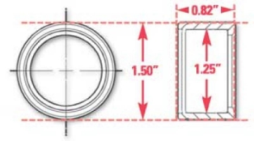 Picture of SPC Performance Weld-In Ring Kit 1-25 in- ID