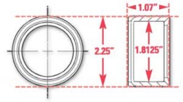 Picture of SPC Performance Weld-In Ring Kit 1-81 in- ID