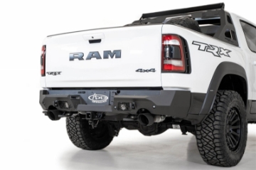 Picture of Addictive Desert Designs 2021 Dodge RAM 1500 TRX Stealth Fighter Rear Bumper - Hammer Black