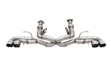 Picture of Corsa 2020-25 Corvette C8 3in Xtreme Cat-Back Exhaust 4-5in Pol Quad Tips - Deletes stock AFM Valve
