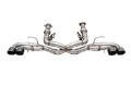 Picture of Corsa 2020-25 Corvette C8 3in Xtreme Cat-Back Exhaust 4-5in Black Quad Tips - Deletes stock AFMValve