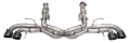 Picture of Corsa 2020-25 Corvette C8 3in Xtreme Cat-Back Exhaust 4-5in Black Quad Tips - Deletes stock AFMValve