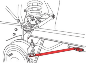 Picture of SPC Performance Mustang Adj- Caster Rod