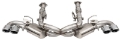 Picture of Corsa 20-25 Corvette C8 3in Valved Cat-Back 4-5in Pol Quad Tips Fits Factory Perf Exhaust DeletesAFM