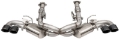 Picture of Corsa 20-25 Corvette C8 3in Valved Cat-Back 4-5in Blk Quad Tips Fits Factory Perf Exhaust DeletesAFM