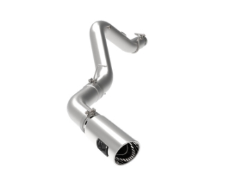 Picture of aFe Large Bore-HD 5 IN 409 SS DPF-Back Exhaust System w-Polished Tip 20-23 GM Truck V8-6-6L