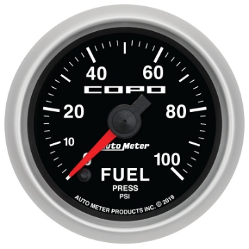 Picture of Autometer 52mm 100 PSI Digital Fuel Pressure Gauge Chevrolet COPO Camaro