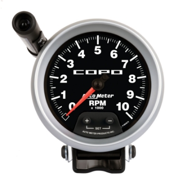 Picture of Autometer 3-3-4in 10K RPM Pedestal w-Ext- Quick-Lite Gauge Chevrolet COPO Camaro