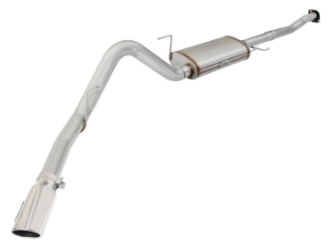Picture of aFe MACHForce XP SS Exhaust 3in to 3-5in Cat-Back w- Polished Tip 15 Ford F-150 EcoBoost V6 2-7-3-5L