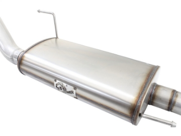 Picture of aFe MACHForce XP SS Exhaust 3in to 3-5in Cat-Back w- Polished Tip 15 Ford F-150 EcoBoost V6 2-7-3-5L