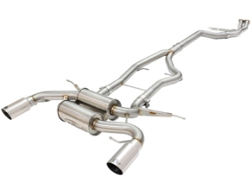 Picture of aFe MACHForce XP SS-304 Polish Tip 3-0in-2-5in Dia Cat Back Exhaust 11-13 BMW 335i E90-E92 3-0L