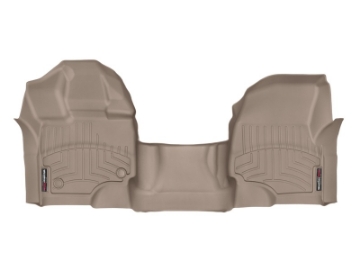 Picture of WeatherTech 2015+ Ford F-150 SuperCab Front FloorLiner - Tan