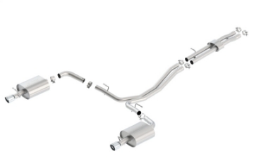 Picture of Borla 12-15 Ford Explorer 3-5L EcoBoost Dual Split Rear Ext SS S-Type CB Exhaust
