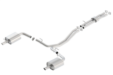 Picture of Borla 2016 Ford Explorer 3-5L EcoBoost Dual Split Rear Ext SS S-Type CB Exhaust No Tips
