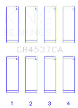 Picture of King Engine Bearings Mini Cooper S-Cooper S Conv-Works W10B16A Rod Bearing Set - Size STD