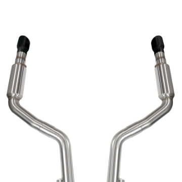 Picture of Kooks 2015+ Dodge Charger 3in OEM Style Cat-Back Exhaust w- 4in Black Slash Cut Tips