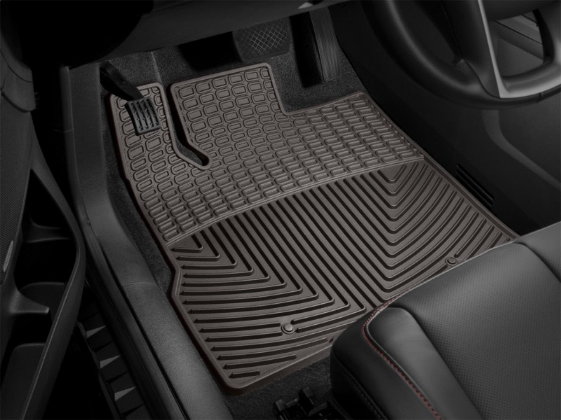 Picture of WeatherTech 21-22 Toyota Sienna Rear Rubber Mats - Cocoa