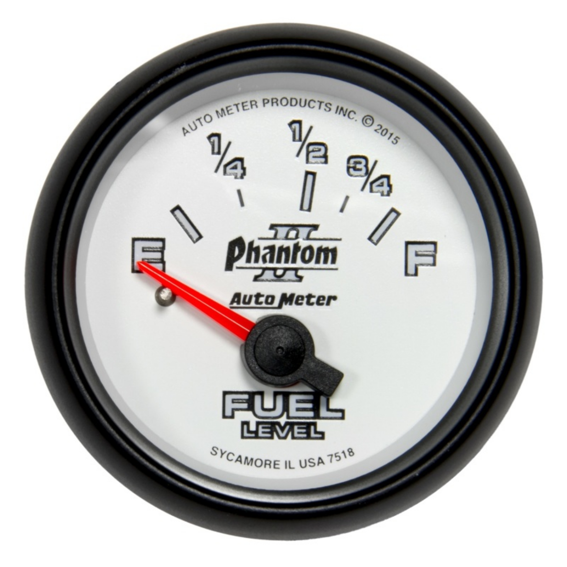Picture of Autometer Phantom II Gauge Fuel Level 2 1-16in 16e To 158f Elec Phantom II