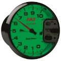 Picture of Autometer Pro-Cycle Gauge Tach 5in 10K Rpm Shift- Lite 2&4 Cylinder White Fat Tach