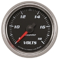 Picture of Autometer Pro-Cycle Gauge Voltmeter 2 1-16in 18V Digital Stepper Motor Black