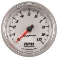 Picture of Autometer Pro-Cycle Gauge Tachometer 3 3-8in 10K Rpm White