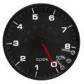 Picture of Autometer Spek-Pro Gauge Tachometer 5in 8K Rpm W-Shift Light & Peak Mem Black-Black