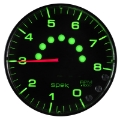 Picture of Autometer Spek-Pro Gauge Tachometer 5in 8K Rpm W-Shift Light & Peak Mem Black-Black