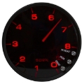 Picture of Autometer Spek-Pro Gauge Tachometer 5in 8K Rpm W-Shift Light & Peak Mem Black-Smoke-Black