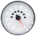 Picture of Autometer Spek-Pro Gauge Tachometer 5in 11K Rpm W-Shift Light & Peak Mem White-Black