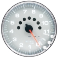 Picture of Autometer Spek-Pro Gauge Tachometer 5in 11K Rpm W-Shift Light & Peak Mem Silver-Chrome