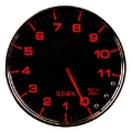 Picture of Autometer Spek-Pro Gauge Tachometer 5in 11K Rpm W-Shift Light & Peak Mem Black-Chrome
