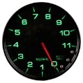 Picture of Autometer Spek-Pro Gauge Tachometer 5in 11K Rpm W-Shift Light & Peak Mem Black-Black