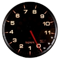 Picture of Autometer Spek-Pro Gauge Tachometer 5in 11K Rpm W-Shift Light & Peak Mem Black-Smoke-Black