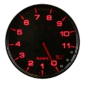 Picture of Autometer Spek-Pro Gauge Tachometer 5in 11K Rpm W-Shift Light & Peak Mem Black-Smoke-Black