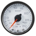 Picture of Autometer Spek-Pro Gauge Vac-Boost 2 1-16in 30Inhg-30psi Stepper Motor W-Peak & Warn White-Black